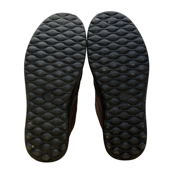 BJ Men’s Brown Quilted Slip-On Fleece-Lined Winter Boots Size 8.5US - Picture 8 of 9